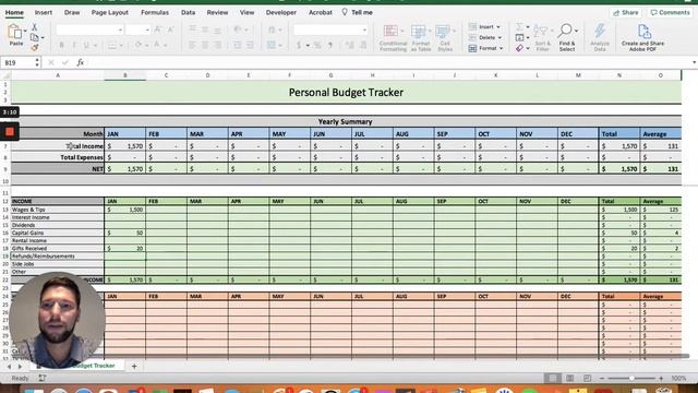 Personal Budget Tracker - Tutorial (Microsoft Excel) смотреть онлайн