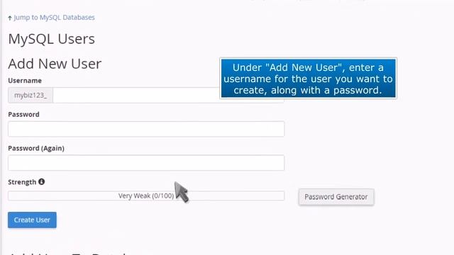 3) How to create a MySQL database user in cPanel by Gecko Websites смотреть онлайн