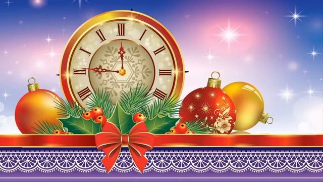Футаж новогодние часы смотреть онлайн