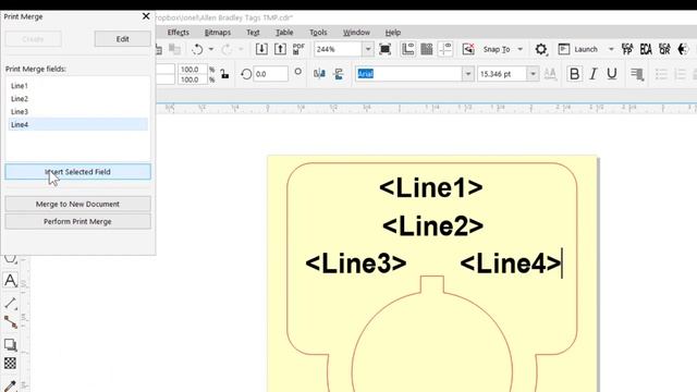 CorelDRAW Print Merge 2019 and newer смотреть онлайн