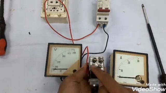 วิธีการต่อตรงโวลมิเตอร์,แอมป์มิเตอร์อนาล็อคทดสอบมอเตอร์ปั๊มน้ำ กินกระแสอยู่กี่แอมป์ Kpcp Diy