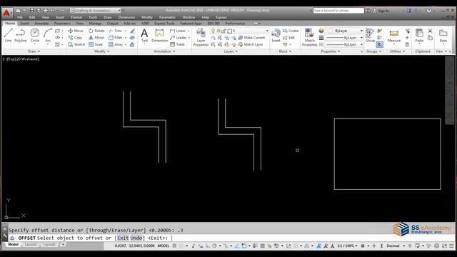 AutoCAD 2016 : Offset, Explode and Join смотреть онлайн