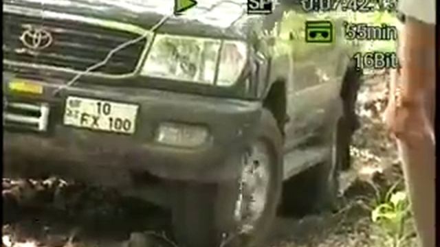 Test Drive Land Cruiser 100 горах Кавказа 3000M