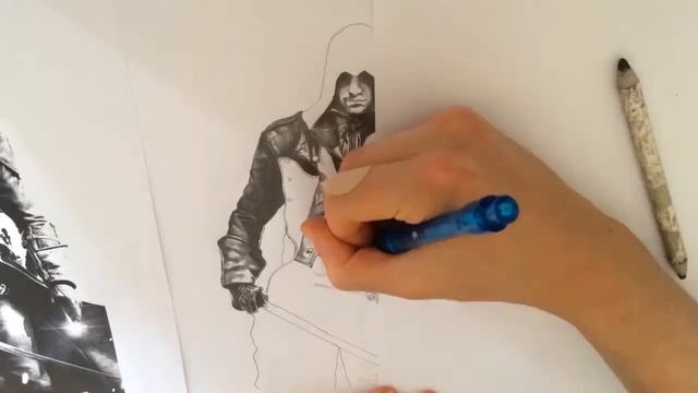 Arno Dorian Assassin's Creed Unity Speed Drawing смотреть онлайн