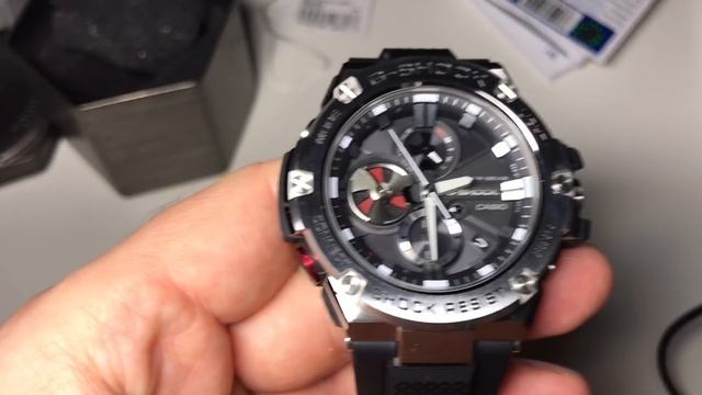 Тонкие G-Shock G-Steel GST-B100 2017 года с Bluetooth