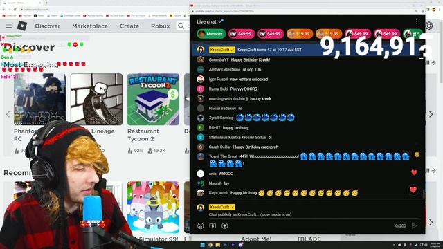 KREEKCRAFT BIRTHDAY PARTY смотреть онлайн