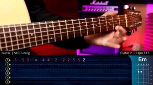 Dance Monkey - Tones and (Табулатура) Guitar Tutorial TABS