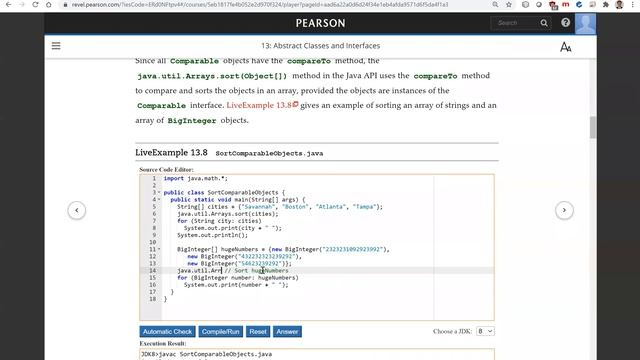 Daniel Liang Java Section 13.6 смотреть онлайн