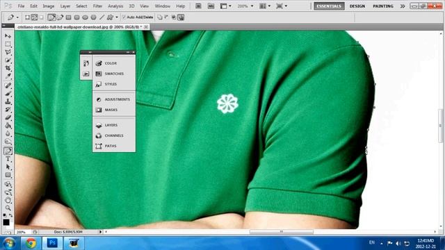 How to cut a render in Adobe Photoshop CS 5 (HD) смотреть онлайн