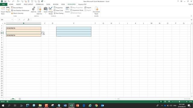 Excel Dtpicker - How to add a date picker смотреть онлайн