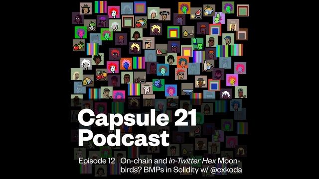 Ep 12: On-chain and *in-Twitter hex* Moonbirds? Generating BMPs in Solidity with @cxkoda смотреть онлайн