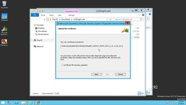 How to install System Diagnostic Services in Microsoft Dynamics Lifecycle Services смотреть онлайн