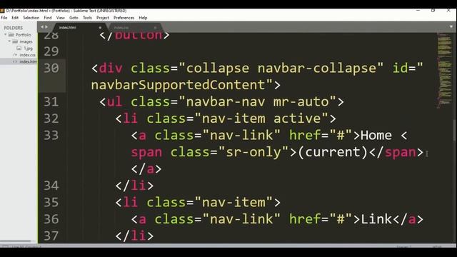 Build Responsive Portfolio Website using Html, CSS & Bootstrap | Part 1 смотреть онлайн