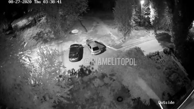 Воры попали на камеру видеонаблюдения