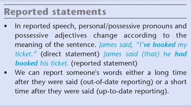 Excel 9. Reported speech смотреть онлайн