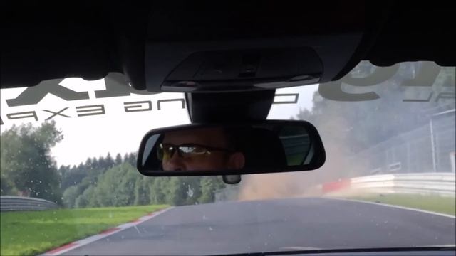 NURBURGRING IMPREZA STI 250KPH CRASH смотреть онлайн
