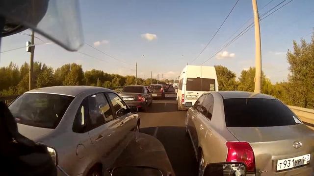Самара 27.08.17 Южный мост Honda cb 750 смотреть онлайн