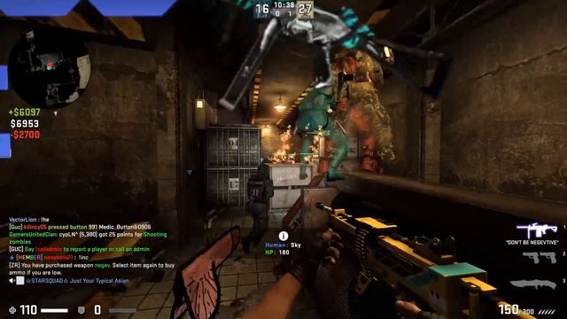 CS:GO - Zombie Escape Mod - ze_Chicken_Ranch_v2_2 - Level 1 - GUC Server смотреть онлайн