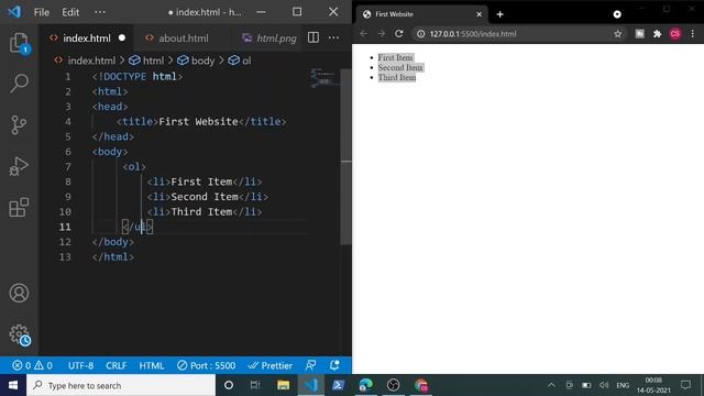 HTML - 14 | Ordered List, Unordered List & Nested List | Tamil смотреть онлайн
