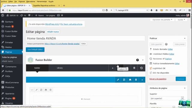 Tienda online woocommerce con AVADA смотреть онлайн