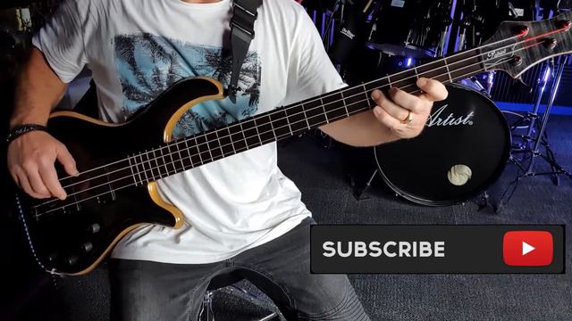 "Billie Jean" Bass Tutorial/PlayAlong/Cover Slowed Down смотреть онлайн