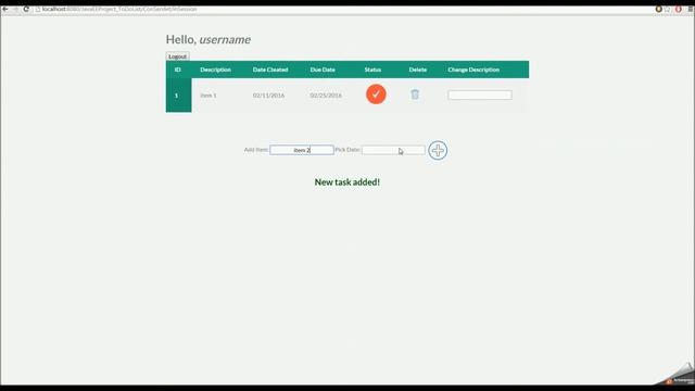 JAVA EE - To Do List Project смотреть онлайн