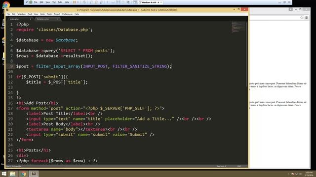 Learn How to Create a Database using PHPMyAdmin and OOP - Part 4 смотреть онлайн