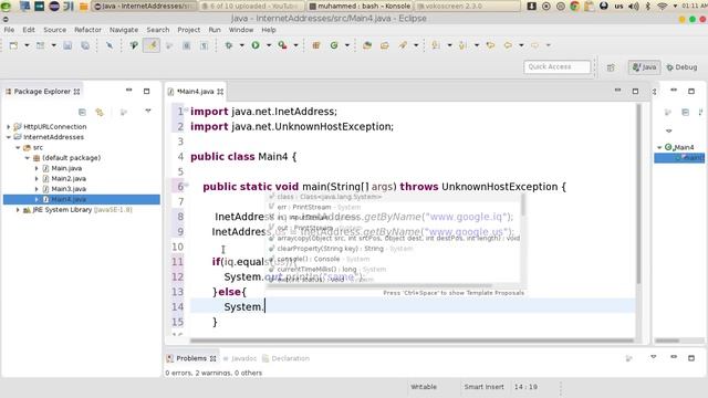 33 JAVA Networking InetAddresses смотреть онлайн