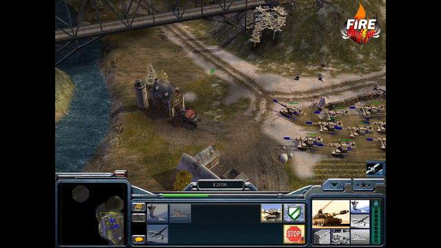 Command & Conquer Generals Zero Hour | Solo Play USA Round 1 смотреть онлайн