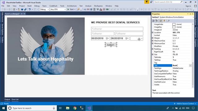 C# Tutorial - How to set PlaceHolder /Watermark in a TextBox | FoxLearn смотреть онлайн