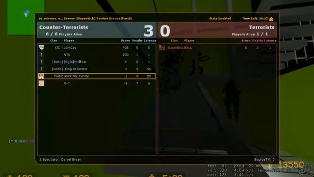 CSS : Super Sick server #zombie escape смотреть онлайн