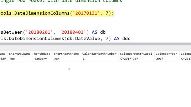 SDU Tools 80 Dates Between and Date Dimension Columns in T-SQL смотреть онлайн