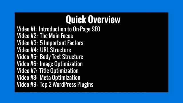 Learn Complete On-Page SEO for Beginners And Pro| Earn From On page seo Blueprint | online Earnin смотреть онлайн