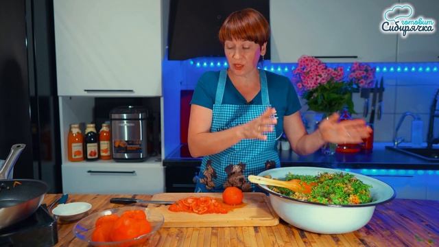 Баклажанная икра на зиму Рецепт заготовки простой - жареная кусочками! смотреть онлайн