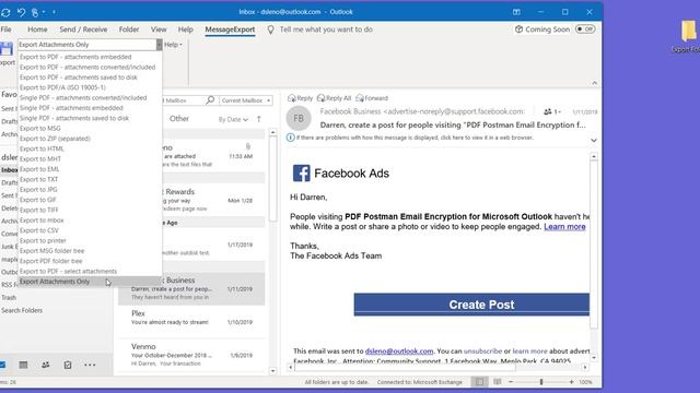 How to Copy All Attachments from Microsoft Outlook Emails. смотреть онлайн