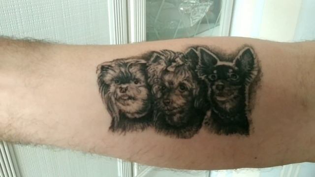 Татуировка на руке. Tattoo on the arm. смотреть онлайн