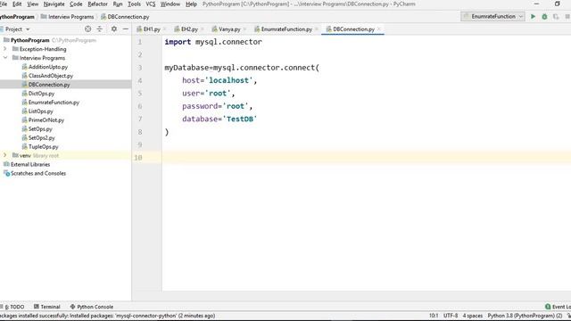 Database Connectivity in Python смотреть онлайн