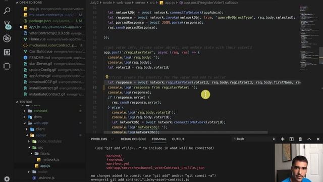 Hyperledger 1.4 Vue.js web-app walkthrough #1: User Authentication смотреть онлайн