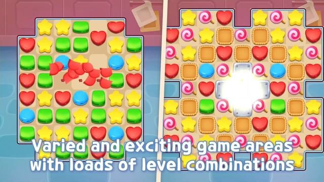 Sweet Cookie : Match3 puzzle in wonderland смотреть онлайн