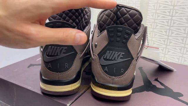 Полный обзор Nike Air Jordan 4 Retro "A Ma Maniére - Violet Ore" сравниваем качество! смотреть онлайн
