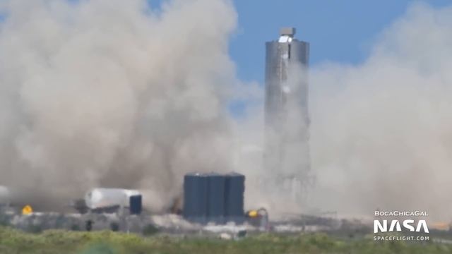 SpaceX Boca Chica - SN5 Static Fire Success смотреть онлайн