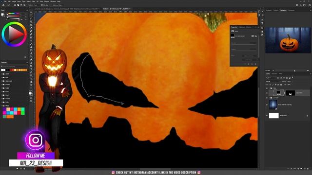Create a scary Halloween Pumpkin face - Do it Better Photoshop Contest смотреть онлайн