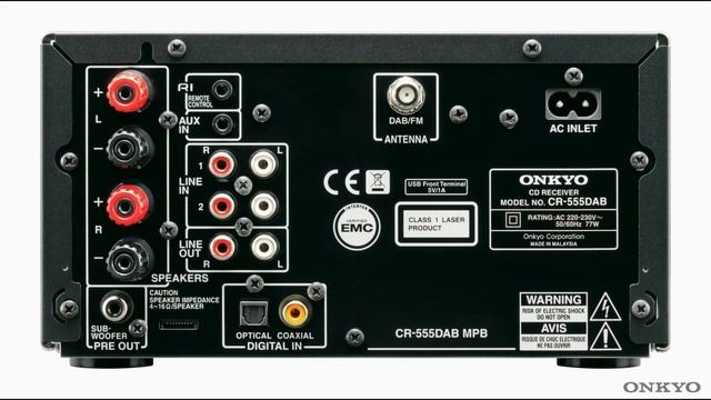 NEW ONKYO CS-555DAB+ New 2012 Range (iPhone5 ready via USB) смотреть онлайн