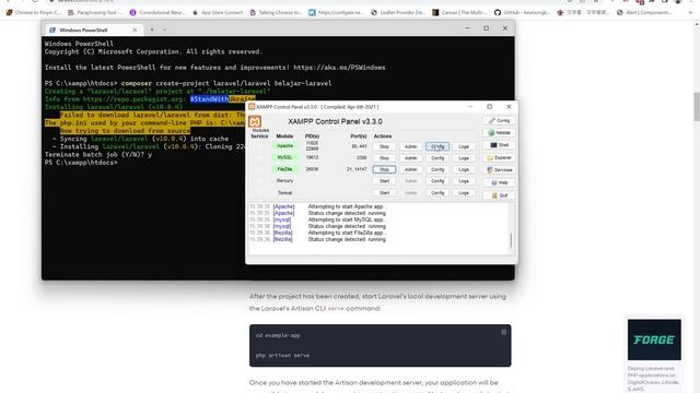 Instalasi Laravel Versi 10 Dengan Xampp смотреть онлайн