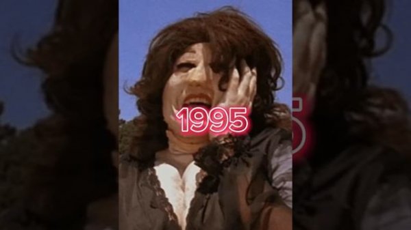 Leatherface Evolution 1974 - 2022 #shorts #viral #horror #leatherface