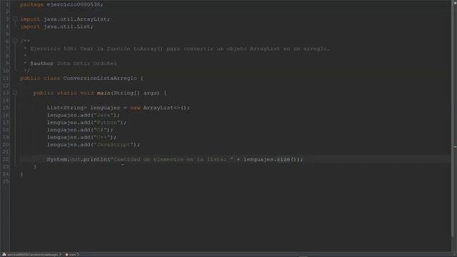 Java Exercise: 538 Using the toArray() Function to Convert a List (ArrayList) to an Array смотреть онлайн