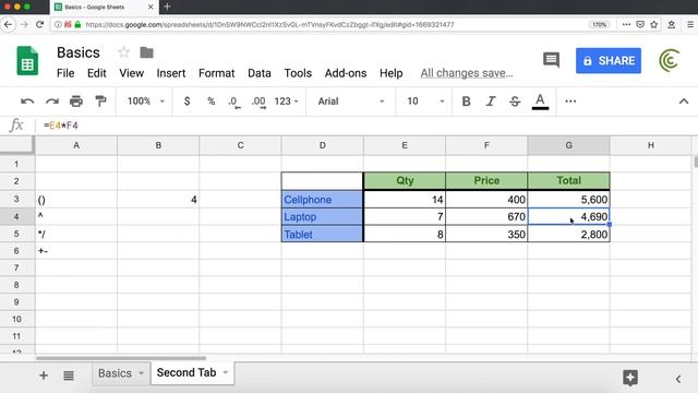 Google Sheets - Formulas Tutorial - Part 2 смотреть онлайн