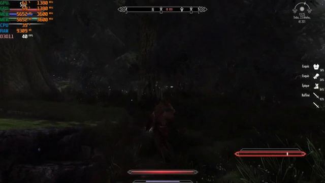 Skyrim SE 40 fps with Nvidia Inspector V-sync ( Part 2 - 40 fps locked ) смотреть онлайн