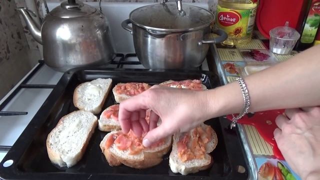 Бутербродики с горбушей. смотреть онлайн