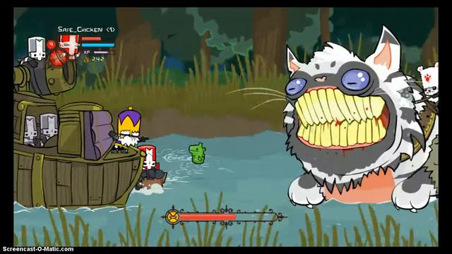 Castle Crashers Catfish Boss смотреть онлайн